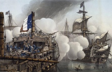 トナン・ル・ブルトン海戦 Oil Paintings